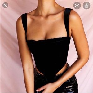 House of cb velvet top